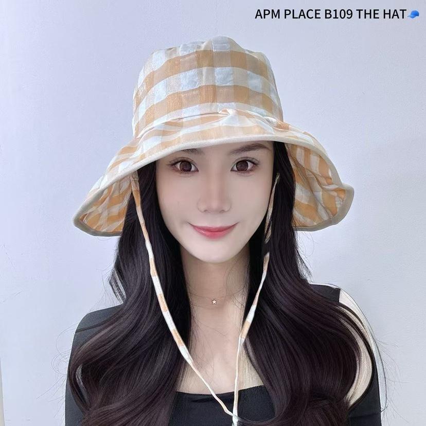 THE HAT-P韓國直郵㊣女士新品推薦時尚職業25春夏帽子格紋THE HAT帽子