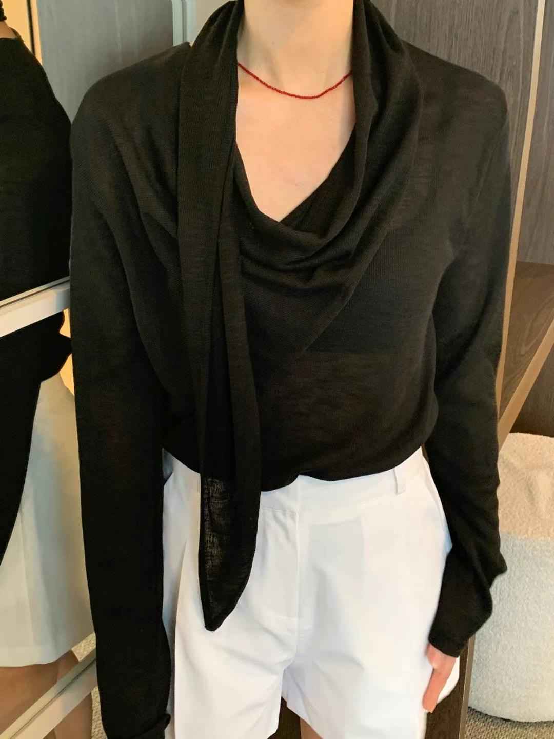 POLLEN東大門㊣代購女士新品推薦職業25春夏熱賣真品針織衫POLLEN針織衫