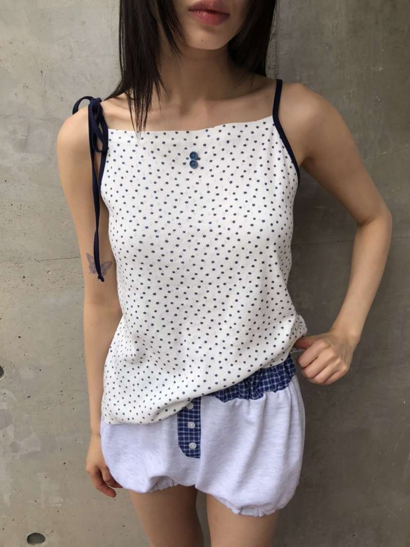 FLASH東大門㊣實拍女裝新款職業休閑推薦25春夏真品吊帶背心FLASH吊帶/背心