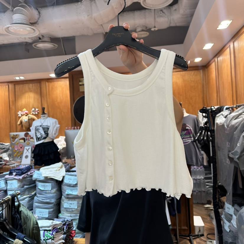 GARMENT-P東大門㊣實拍女裝新品人氣休閑真品推薦吊帶背心GARMENT吊帶/背心