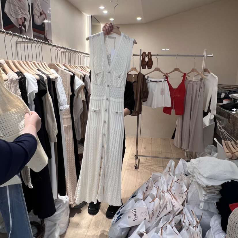 ARCHER韓國直郵㊣女裝新品25春夏職業時尚人氣真品推薦連衣裙ARCHER連衣裙
