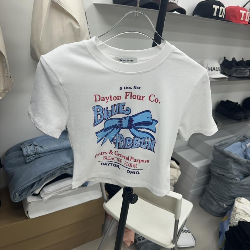 TOPDRESSING韓國直郵㊣女裝新款25春夏休閑真品時尚人氣T恤TOPDRESSINGT恤