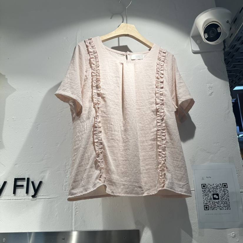 FIL FIL東大門㊣代購女裝新款人氣時尚休閑推薦襯衫蕾絲衫FLY FLY襯衫/蕾絲衫