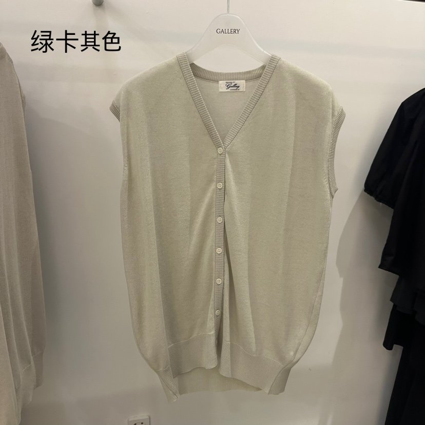 GALLERY-P韓國代購㊣女裝新品職業真品熱賣休閑25春夏馬甲GALLERY馬甲