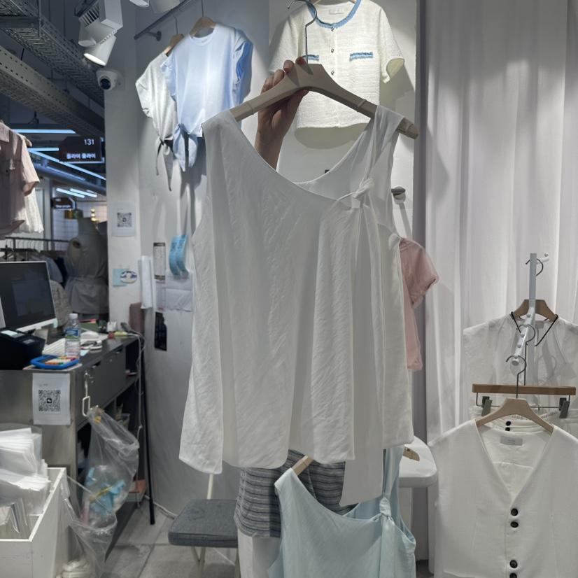 FIL FIL東大門㊣實拍女裝新品25春夏真品休閑時尚吊帶背心FLY FLY吊帶/背心