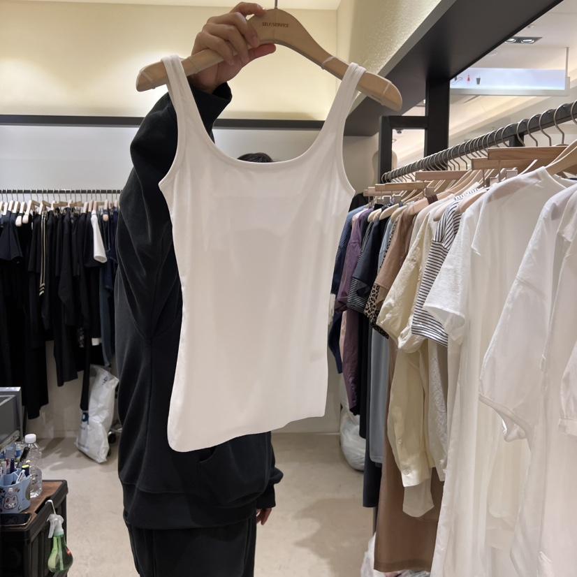 SELF SERVICE韓國代購㊣女士新品休閑推薦25春夏吊帶背心天絲SELF SERVICE吊帶/背心