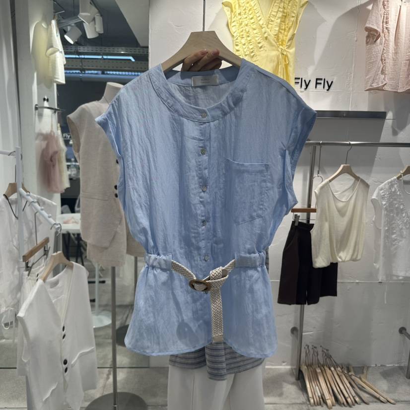 FIL FIL韓國代購㊣女裝新品時尚25春夏真品休閑人氣吊帶背心FLY FLY吊帶/背心