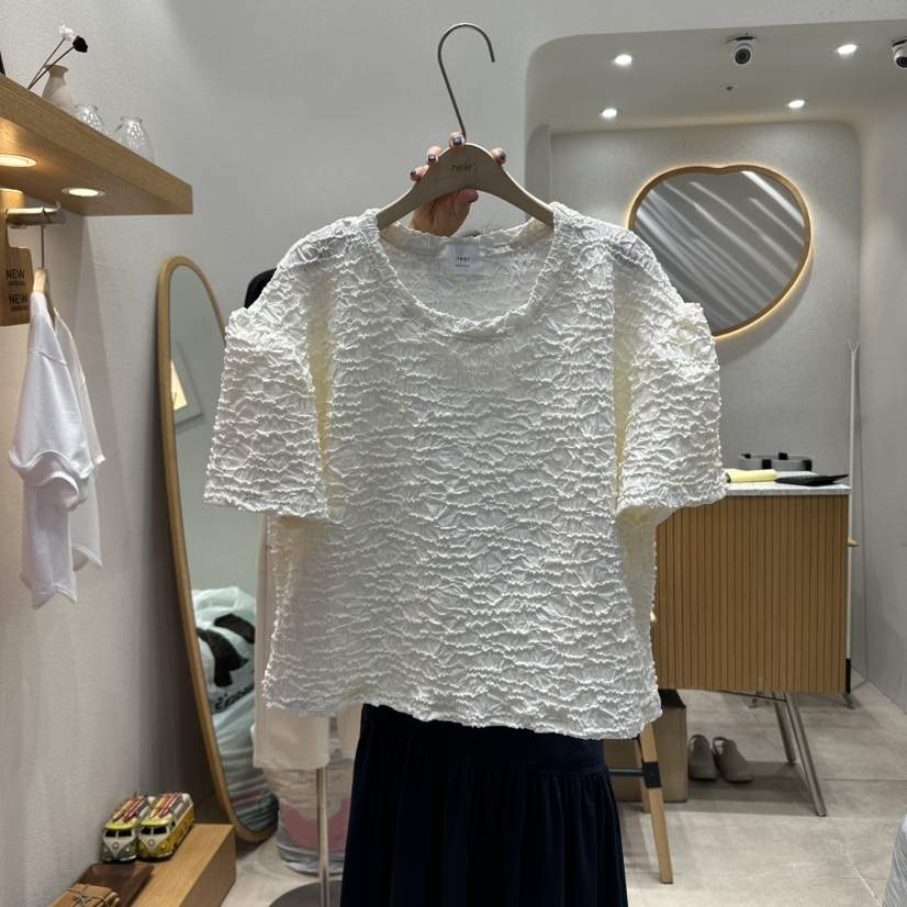NEAR東大門㊣直郵女士新品休閑25春夏時尚人氣真品襯衫蕾絲衫NEAR襯衫/蕾絲衫