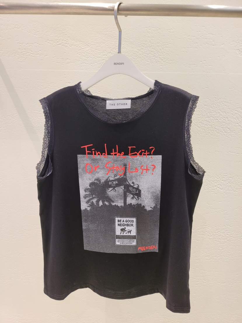 THE OTHER韓國代購㊣女裝新品職業時尚25春夏人氣吊帶背心THE OTHER吊帶/背心