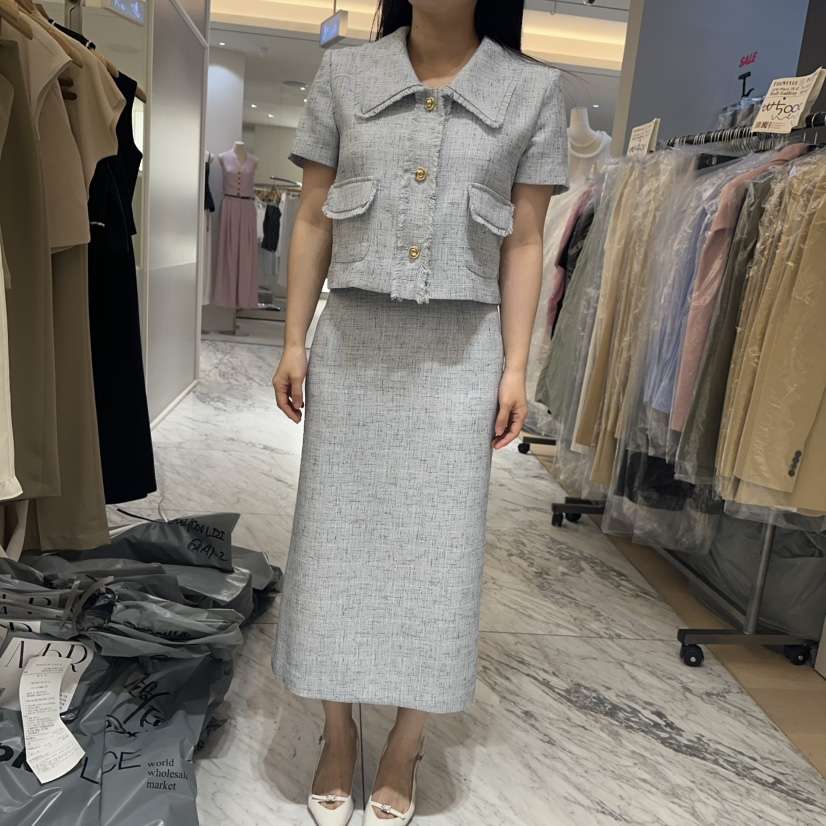 MER東大門㊣實拍女裝新款推薦熱賣時尚真品人氣職業套裝兩件套MER/ANGELO BIANCO套裝