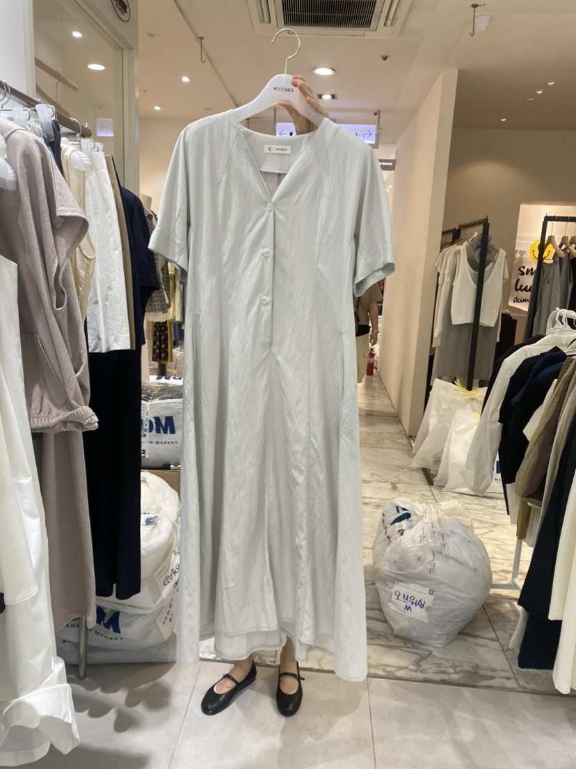 WOOD SAGE韓國直郵㊣女士新品人氣推薦25春夏時尚真品連衣裙WOOD SAGE連衣裙