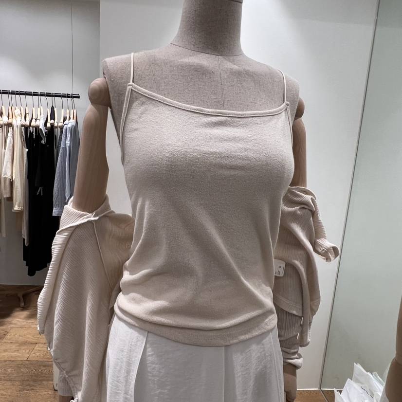 VERVEINE東大門㊣代購女士新品休閑人氣職業熱賣25春夏吊帶背心VERVEINE吊帶/背心