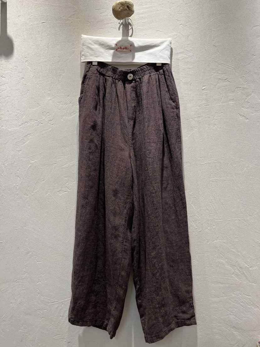 AT NOTE東大門㊣代購女裝新品職業人氣休閑推薦休閑褲亞麻AT NOTE休閑褲