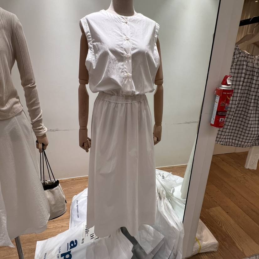 VERVEINE韓國直郵㊣女士新品推薦職業真品時尚連衣裙假兩件VERVEINE連衣裙