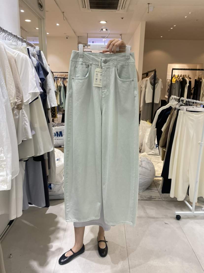 WOOD SAGE韓國直郵㊣女士新品人氣熱賣休閑推薦時尚牛仔褲WOOD SAGE牛仔褲