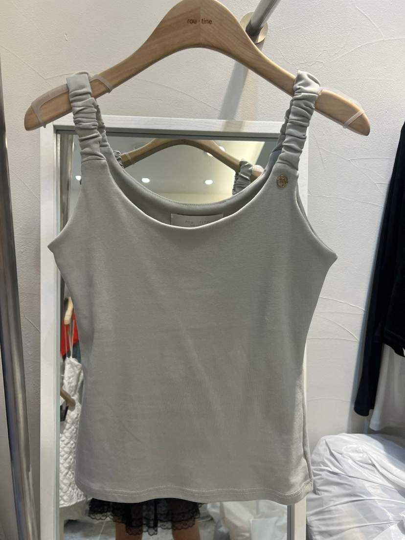 ROU.TINE東大門㊣代購女裝新款時尚真品休閑熱賣人氣吊帶背心ROU.TINE吊帶/背心