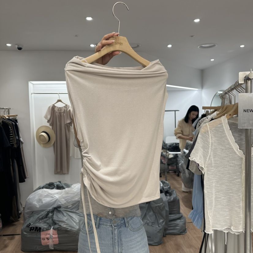 LEWIN韓國代購㊣女士新品休閑推薦25春夏職業熱賣真品吊帶背心LEWIN吊帶/背心