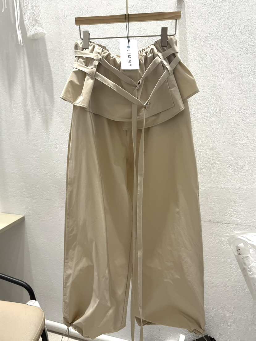 JIMMY東大門㊣直郵女裝新品25春夏人氣時尚職業休閑裙褲荷葉邊JIMMY/REMAKE裙褲