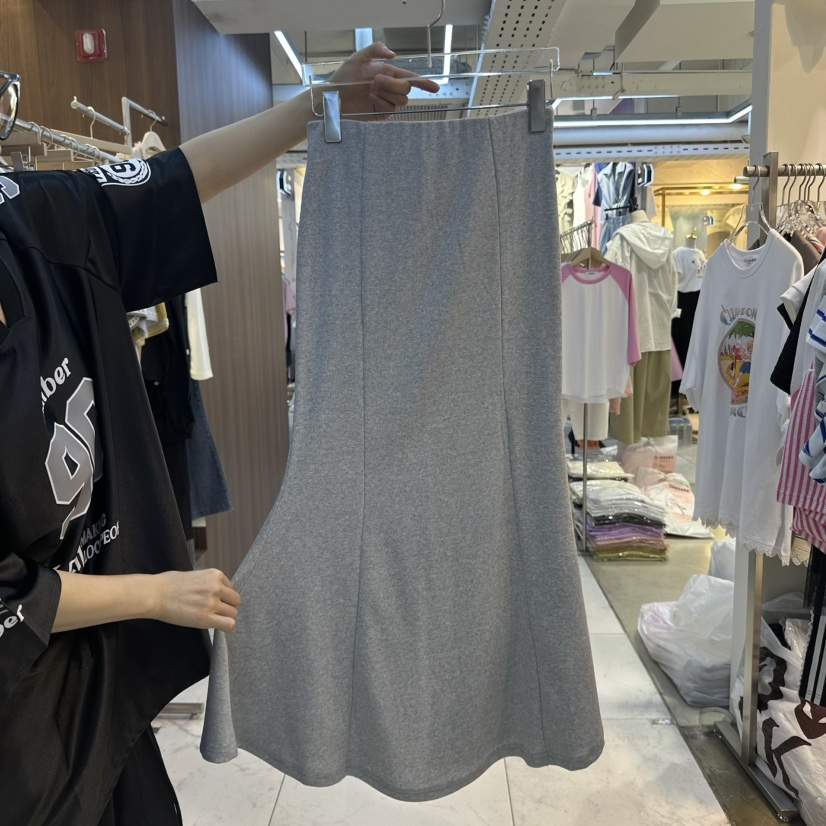 BLUE BANANA韓國代購㊣女裝新款人氣熱賣休閑職業25春夏長裙BLUE BANANA長裙