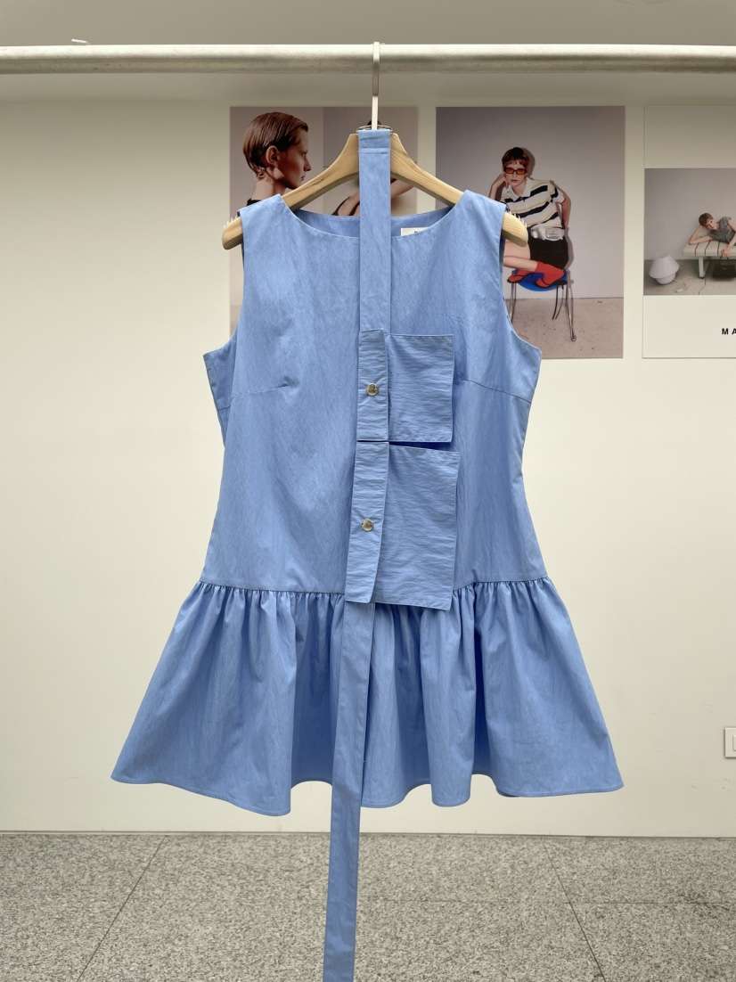 MADE-P東大門㊣直郵女裝新品人氣25春夏推薦真品連衣裙含腰帶MADE-P連衣裙