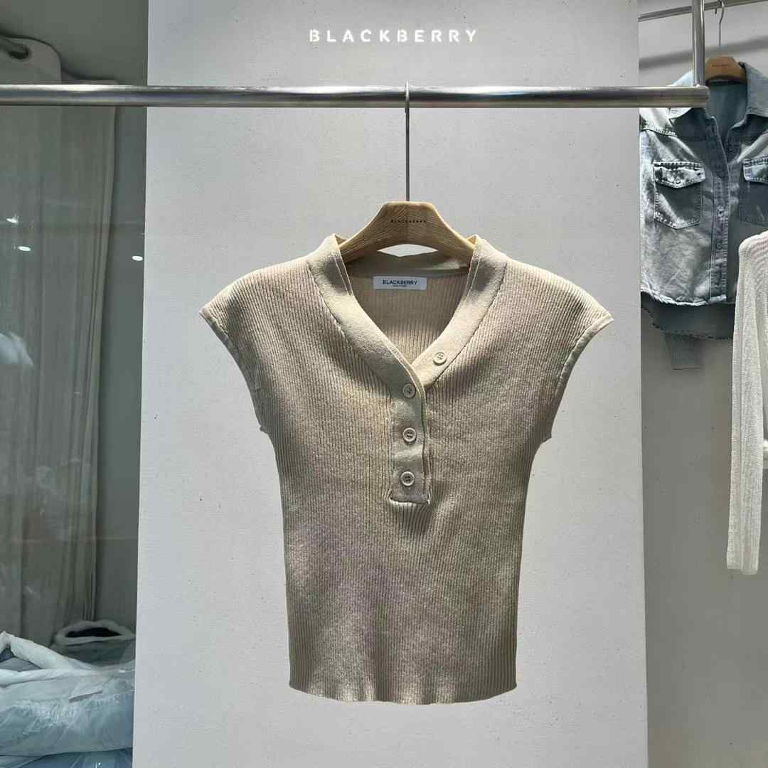 BLACKBERRY韓國直郵㊣女士新款熱賣時尚休閑25春夏推薦針織衫BLACKBERRY針織衫