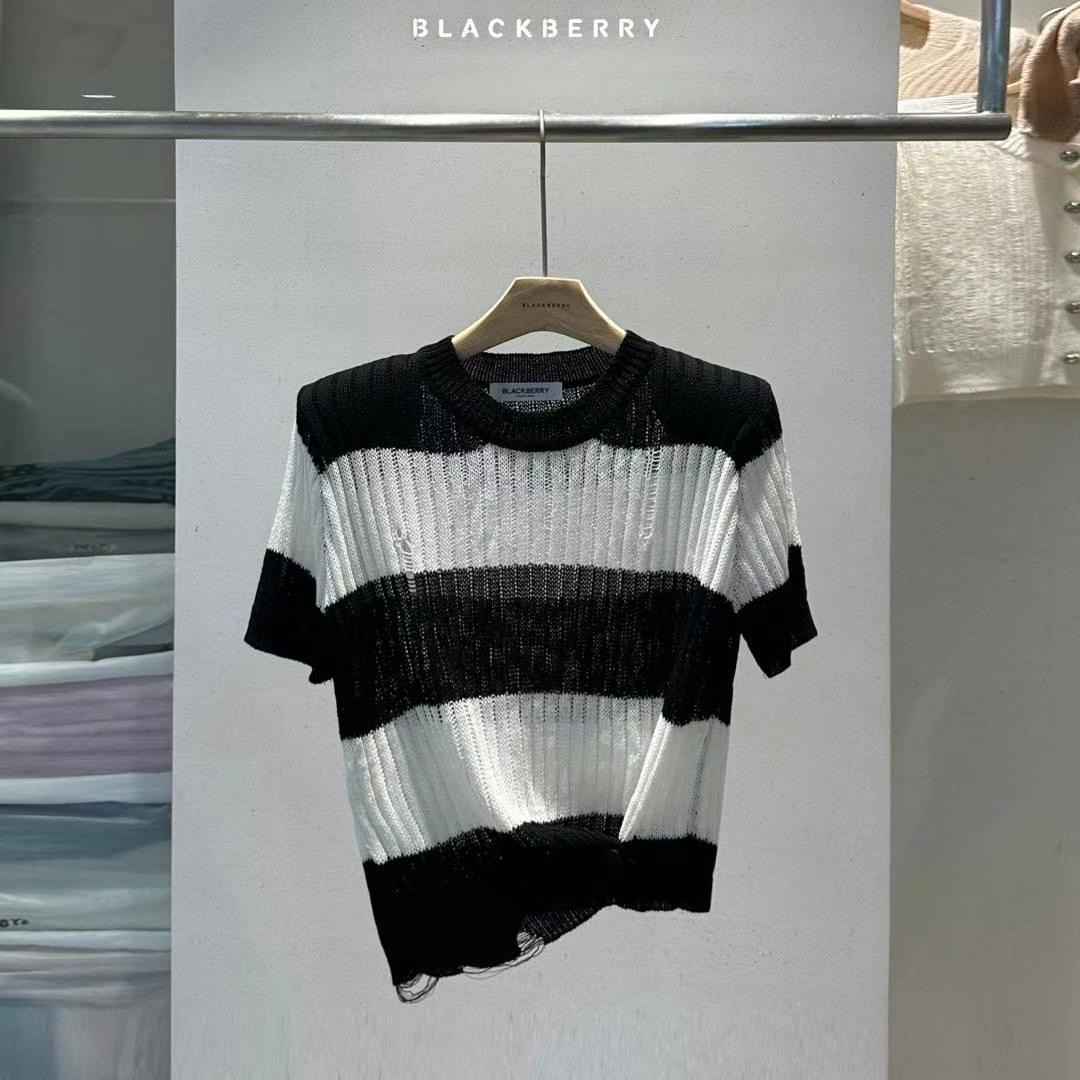 BLACKBERRY東大門㊣實拍女士新品熱賣真品人氣時尚推薦針織衫BLACKBERRY針織衫