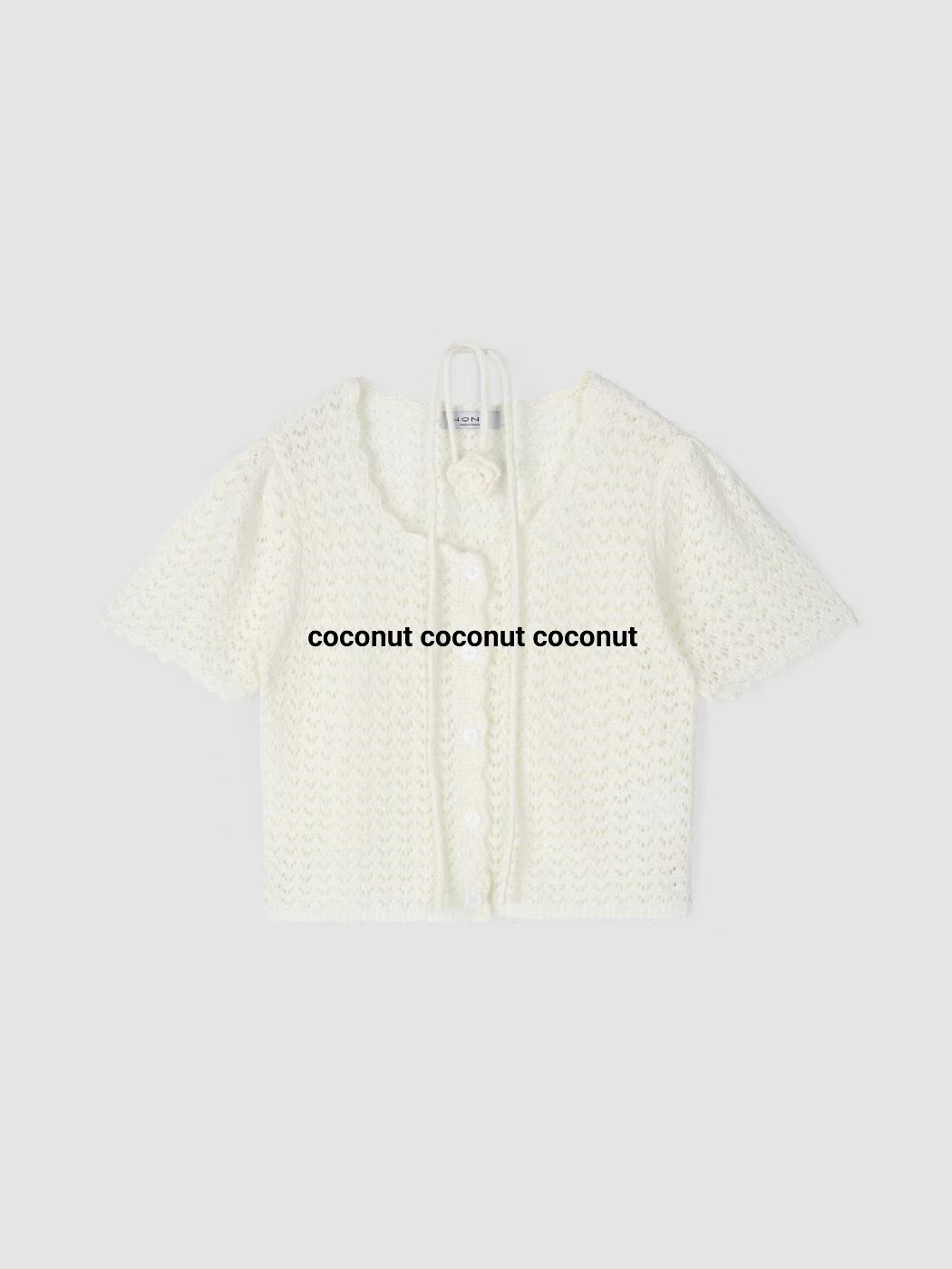 COCOUNT東大門㊣實拍女士新品推薦時尚真品25春夏休閑針織衫COCOUNT針織衫