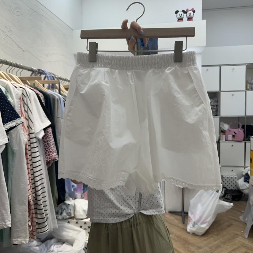 DE LINE韓國直郵㊣女裝新品時尚熱賣25春夏職業休閑推薦短褲DE LINE短褲