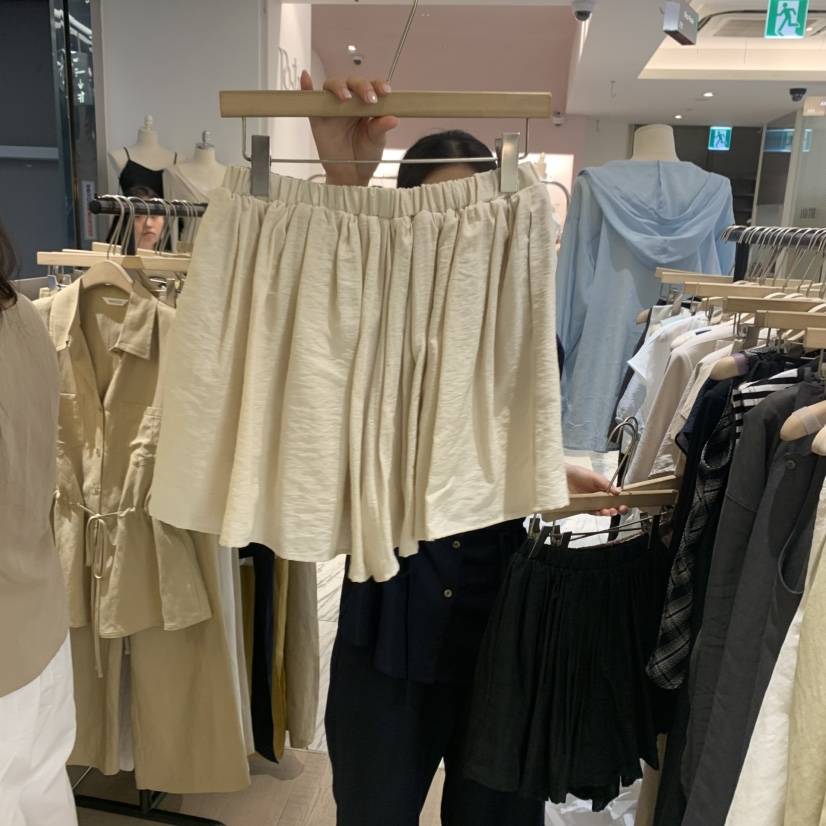 W AND J東大門㊣直郵女士新品推薦休閑時尚真品熱賣短褲亞麻W AND J短褲