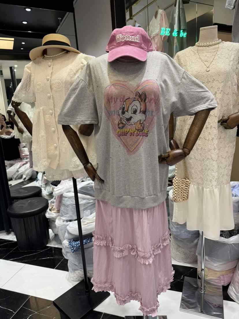 BE&amp;BE東大門㊣直郵女裝新款真品25春夏休閑人氣連衣裙BE&be連衣裙