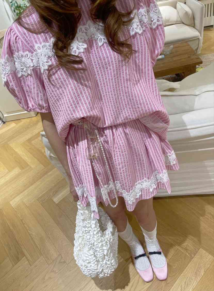 BOUTIQUE-L東大門㊣直郵女裝新款休閑時尚25春夏真品職業短裙BOUTIQUE-L短裙