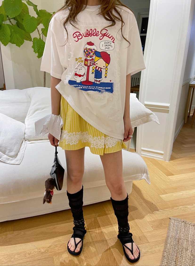 BOUTIQUE-L韓國直郵㊣女士新品休閑真品25春夏推薦人氣T恤BOUTIQUE-LT恤