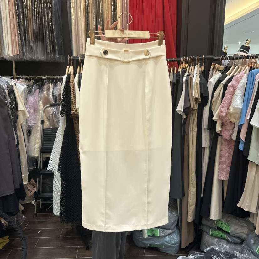 HERISH-HAUTE韓國直郵㊣女士新品真品休閑職業熱賣推薦長裙HERISH-HAUTE長裙