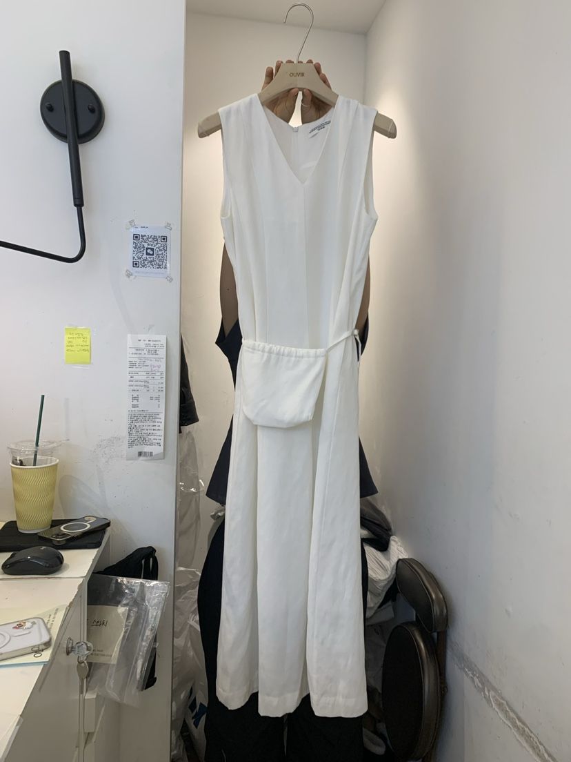OUVIR東大門㊣直郵女士新品25春夏人氣熱賣職業連衣裙口袋含包O.V.R/OUVIR連衣裙
