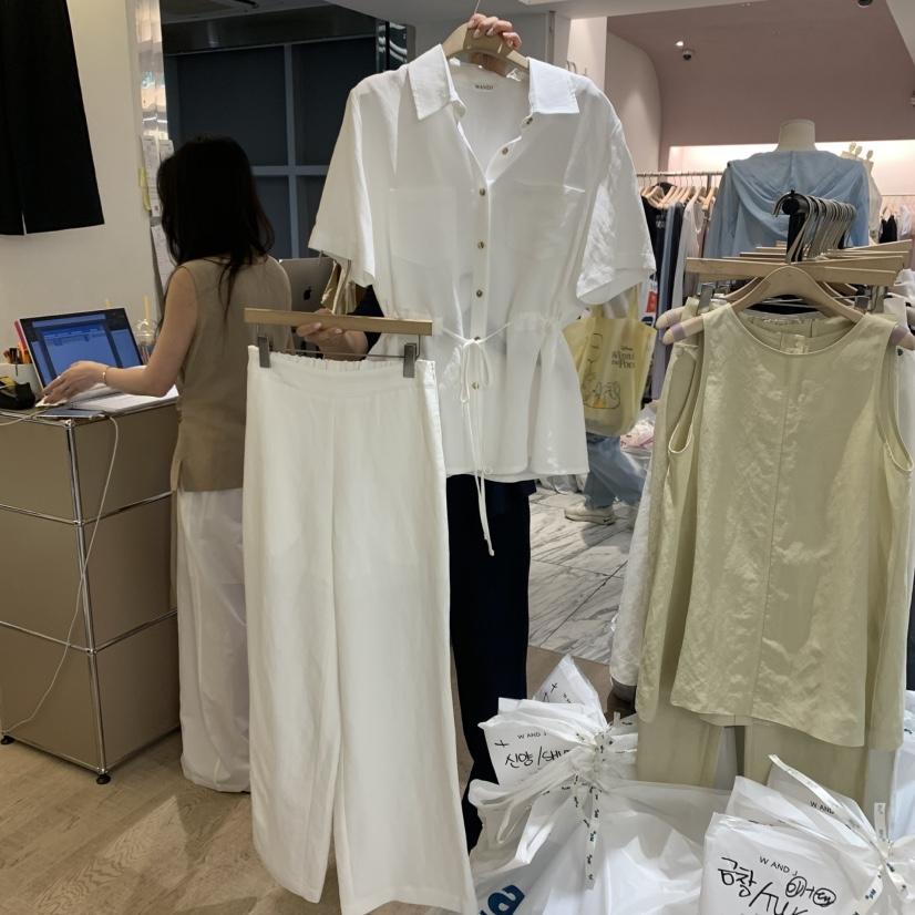 W AND J東大門㊣直郵女裝新品真品推薦時尚25春夏套裝套裝W AND J套裝