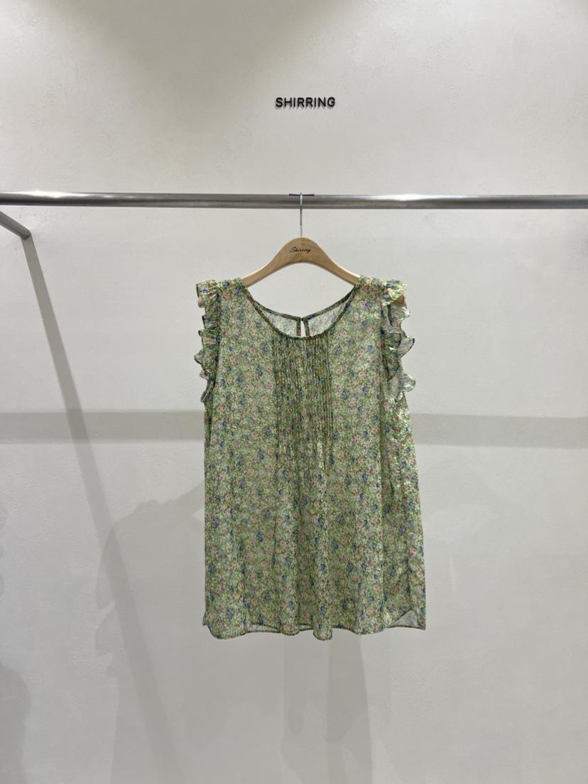 SHIRRING東大門㊣實拍女裝新款人氣推薦25春夏熱賣吊帶背心SHIRRING吊帶/背心