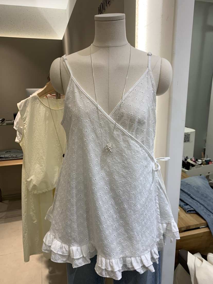 NOUVEAU韓國直郵㊣女裝新品時尚熱賣職業人氣推薦休閑吊帶背心NOUVEAU吊帶/背心