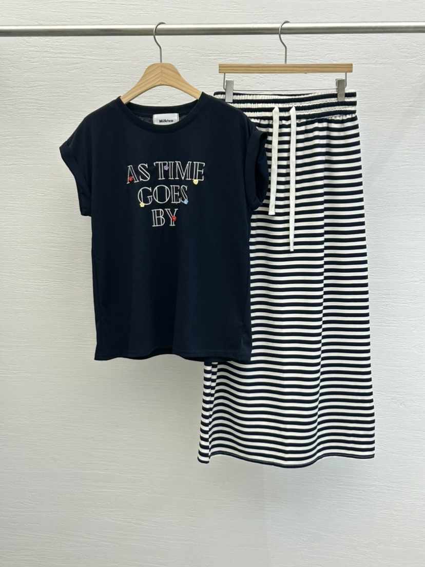 MILK TEA東大門㊣實拍女裝新品真品休閑人氣職業25春夏套裝RE:FRESH套裝