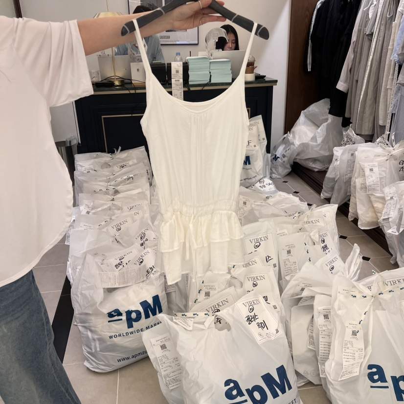 VIRKIN東大門㊣直郵女士新品時尚職業人氣熱賣25春夏吊帶背心VIRKIN吊帶/背心