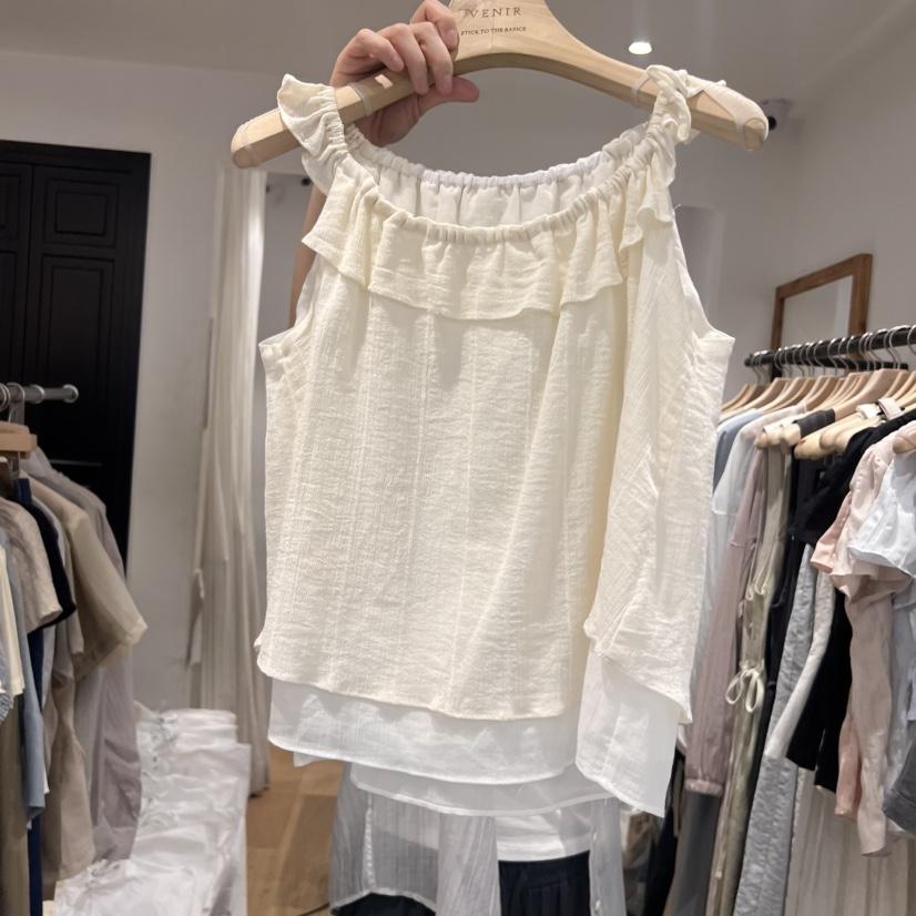 VENIR-a韓國代購㊣女士新款職業休閑熱賣時尚25春夏吊帶背心VENIR-a吊帶/背心