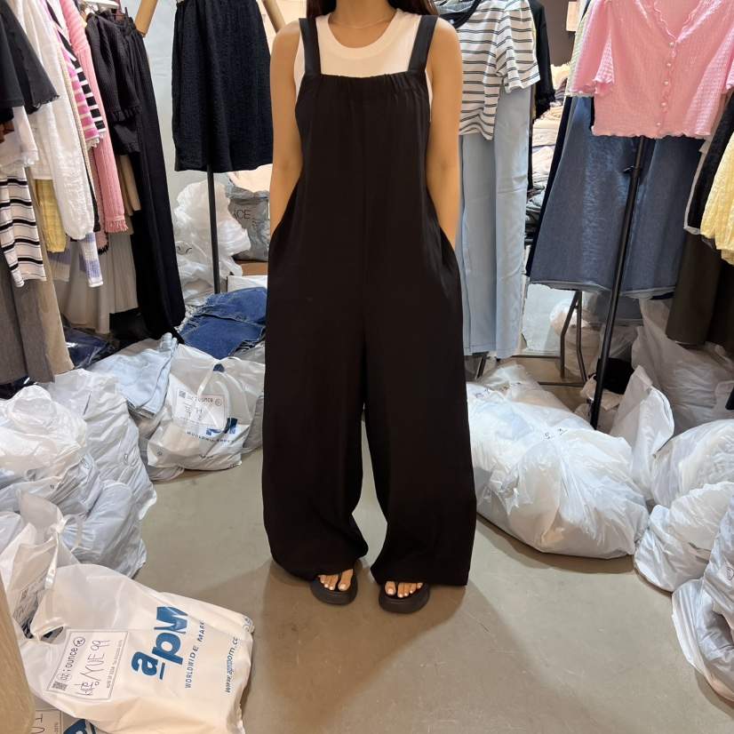 OZ韓國代購㊣女裝新品25春夏時尚休閑熱賣真品連體褲不含內搭OZ.ounce連體褲