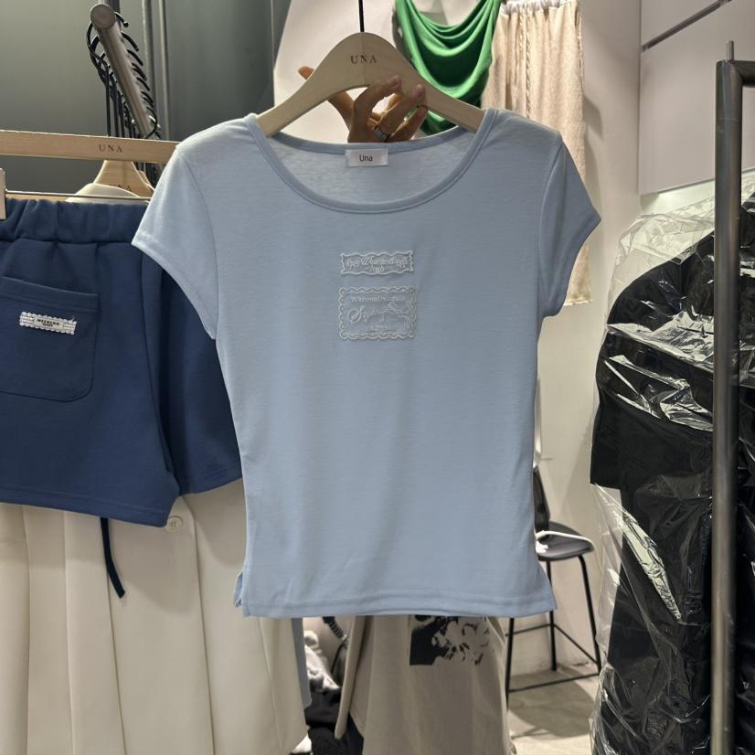 UNA/THE MAY東大門㊣直郵女士新品休閑職業25春夏推薦T恤THEMAY/UNAT恤