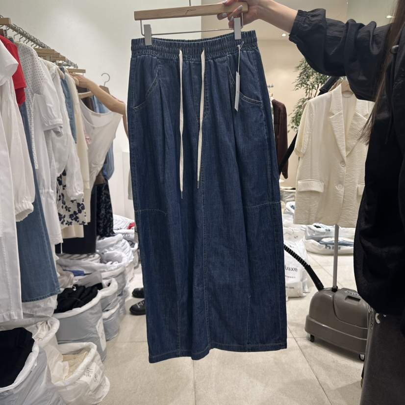 GRACIA東大門㊣直郵女裝新品真品時尚職業25春夏休閑長裙綁帶GRACIA長裙