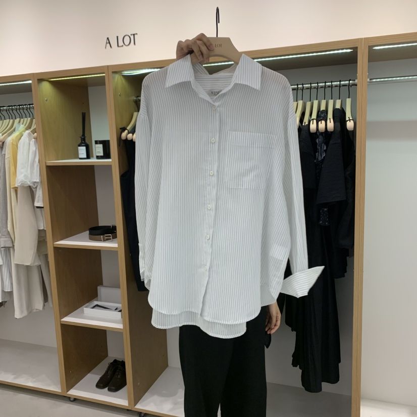 ALOT東大門㊣實拍女士新品職業真品人氣休閑推薦襯衫蕾絲衫A LOT襯衫/蕾絲衫