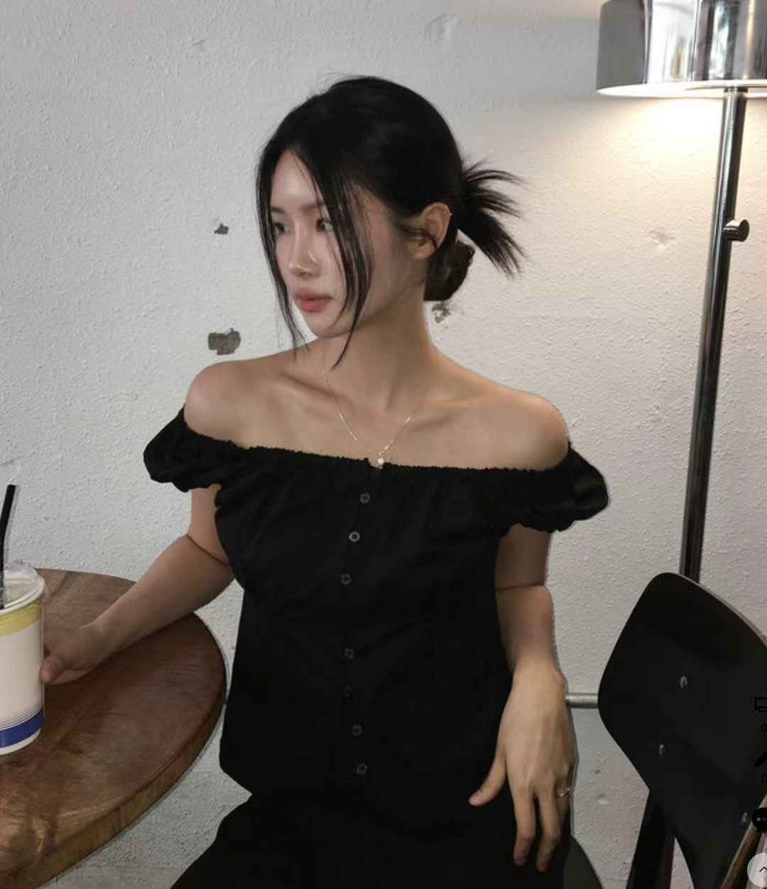 WELL ROW-T韓國直郵㊣女裝新款職業25春夏休閑襯衫蕾絲衫WELL ROW-T襯衫/蕾絲衫