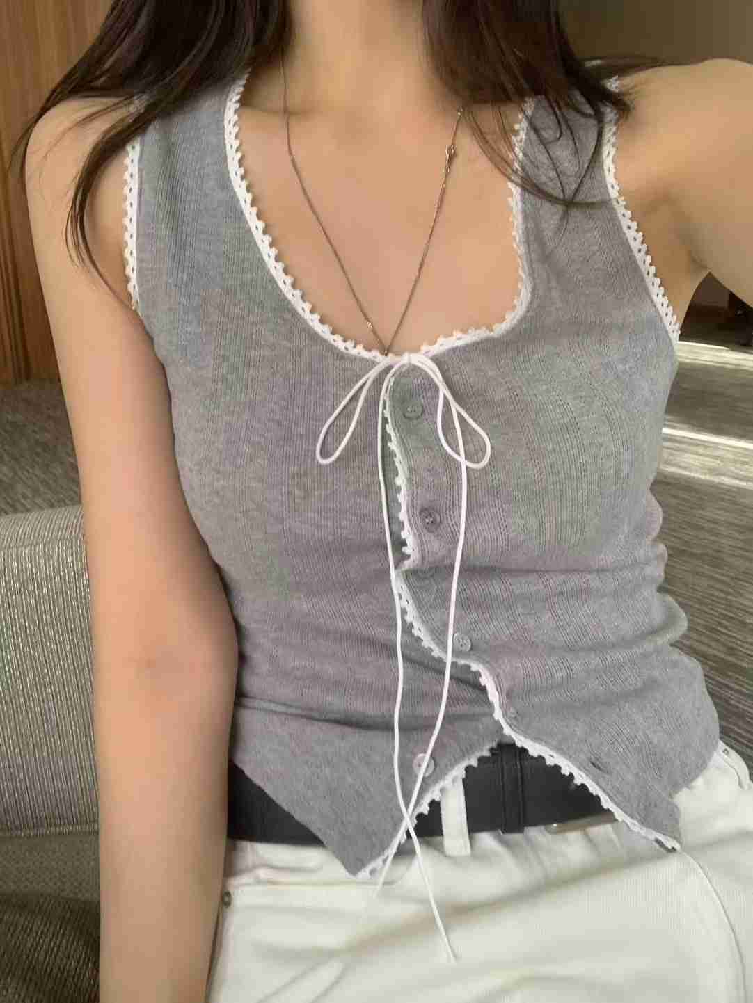 WELL ROW-T韓國直郵㊣女士新款推薦熱賣人氣時尚吊帶背心WELL ROW-T吊帶/背心
