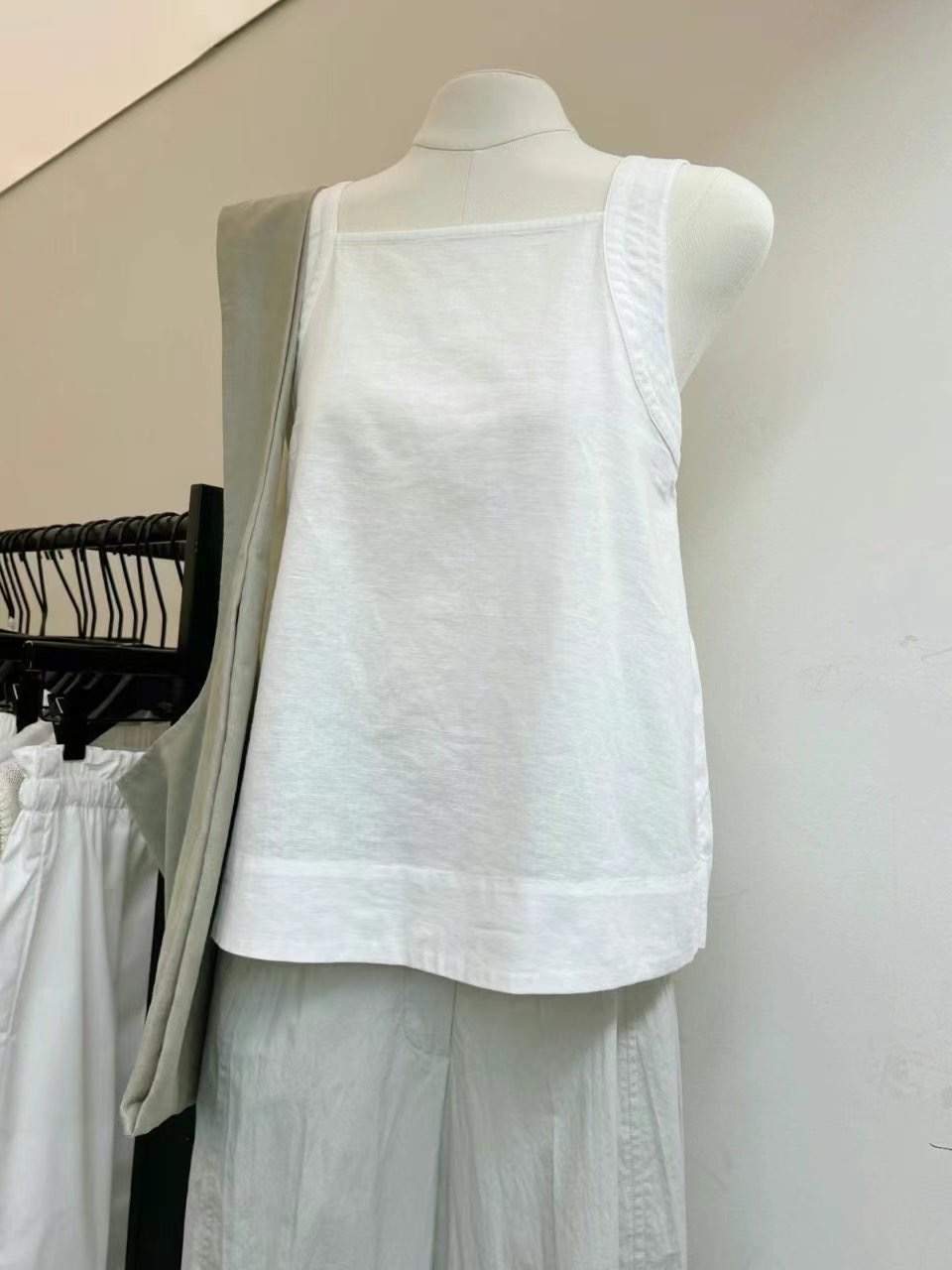 ALAMODE東大門㊣代購女士新品職業真品休閑人氣推薦吊帶背心ALAMODE吊帶/背心