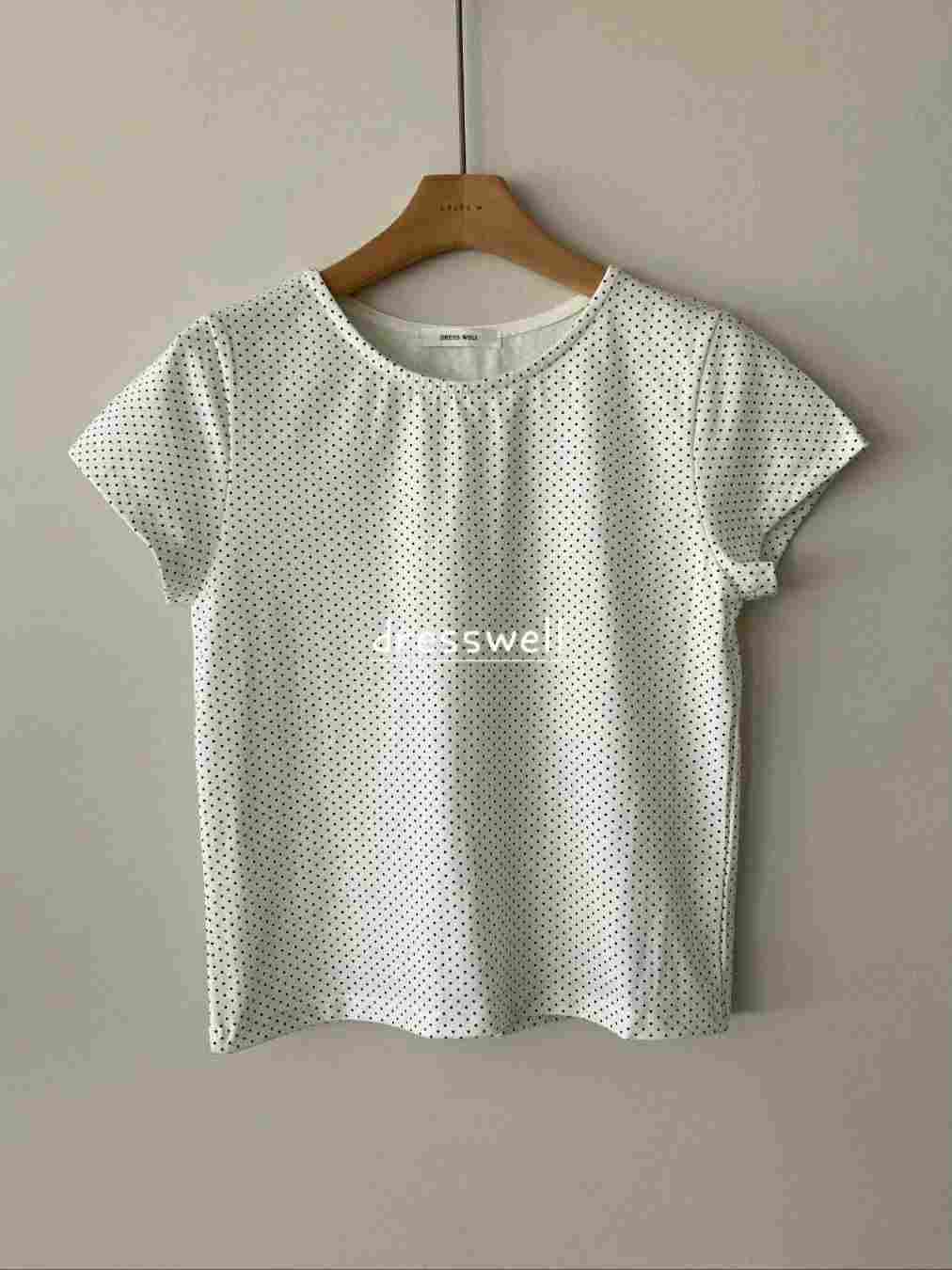 DRESSWELL東大門㊣直郵女裝新品時尚真品休閑25春夏職業T恤DRESSWELLT恤