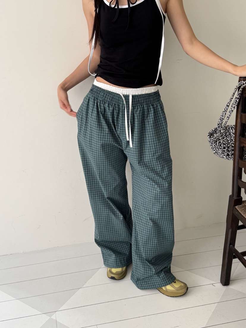 SUNDER MARKET東大門㊣實拍女裝新品25春夏休閑真品休閑褲SUNDER MARKET休閑褲