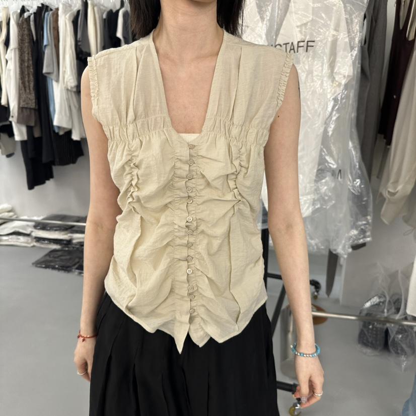 DOUBLE STANDARD/LE SMOKING/MAISONSTAFF東大門㊣代購女裝新品人氣吊帶背心MAISONSTAFF吊帶/背心